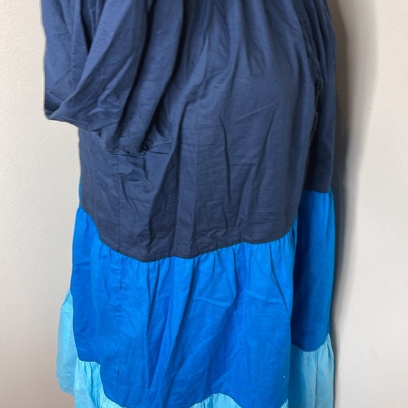 Figue Bella Short Dress Blue Color‎ Block - Picture 8 of 12